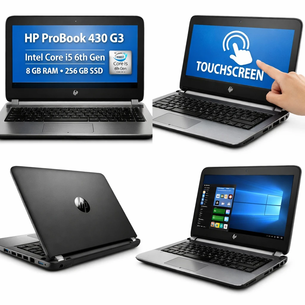 HP ProBook 430 G3 i5 6TH GEN, 8 GB RAM 256 SSD TOUCHSCREEN